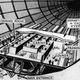 The upper passenger deck of Hindenburg. A lower deck contained washrooms, crew mess, and a smoking room. (International News Photos/Minneapolis Journal)